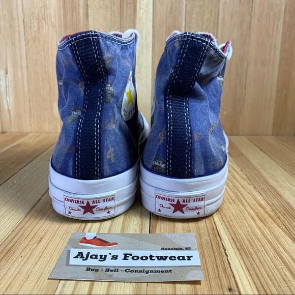 Converse Cleveland Cavaliers Chuck Taylor 70 Hi Mens Size: 10 161165C Shoes - Picture 5 of 11